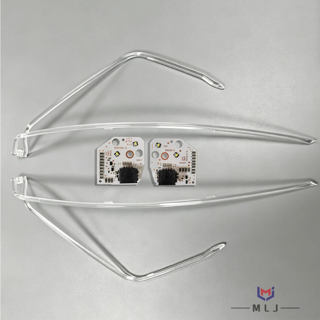 DRL Chip Light Guide Strip Light Tube Board For VW Seat Leon MK3 5F Cupra 2013-2017 Auto Headlight