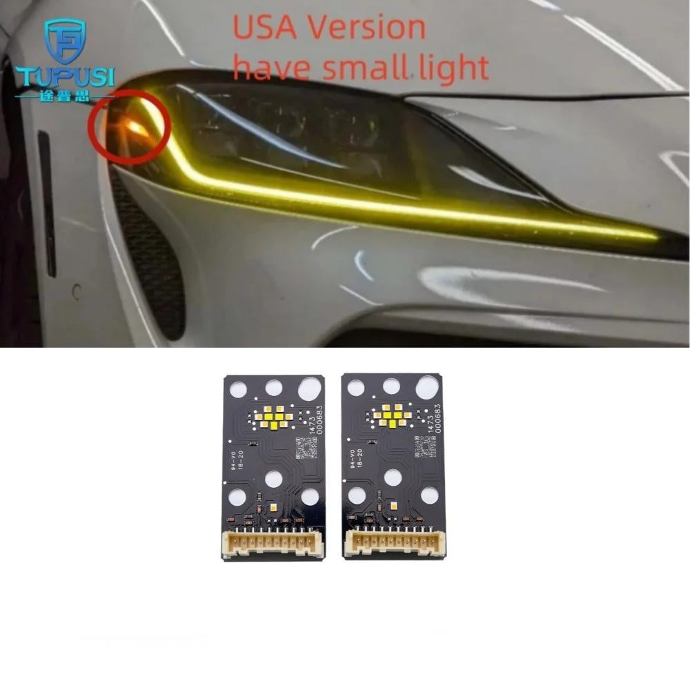 Angel Eyes Daytime Running Light Refit For Toyota GR Supra A90 A91 MK5 2020-2024 Daylight DRL LED Boards for