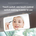 Universal Car Sun Visor Makeup Mirror with LED Fill Light Re