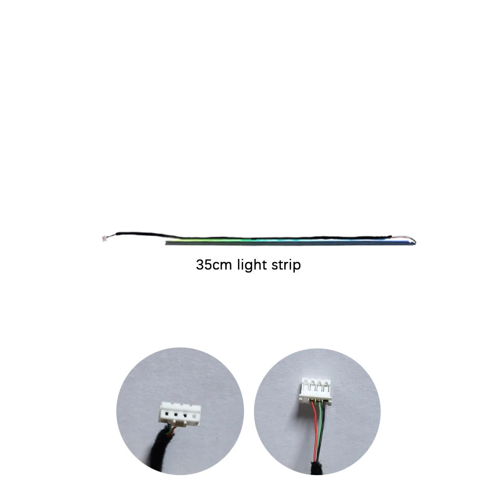 18 in 1 Symphony Full Colors Streamer Car LED Ambient Light Parts Replacement Accessories (3 Wires 3 Pins)