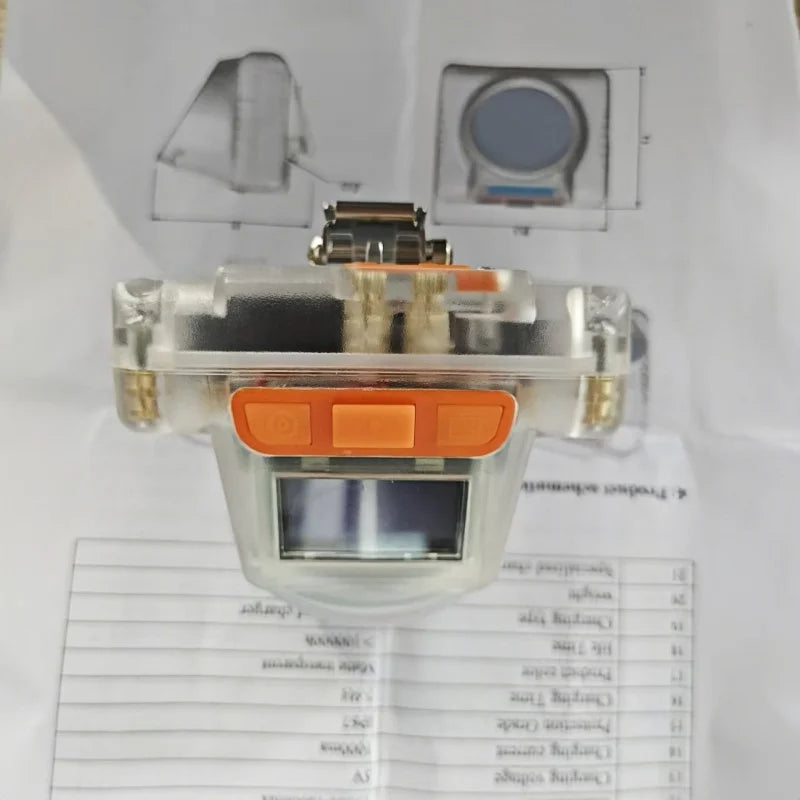 Waterproof Explosion-Proof Mining Lamp Ip67 2 18650 Lithium 