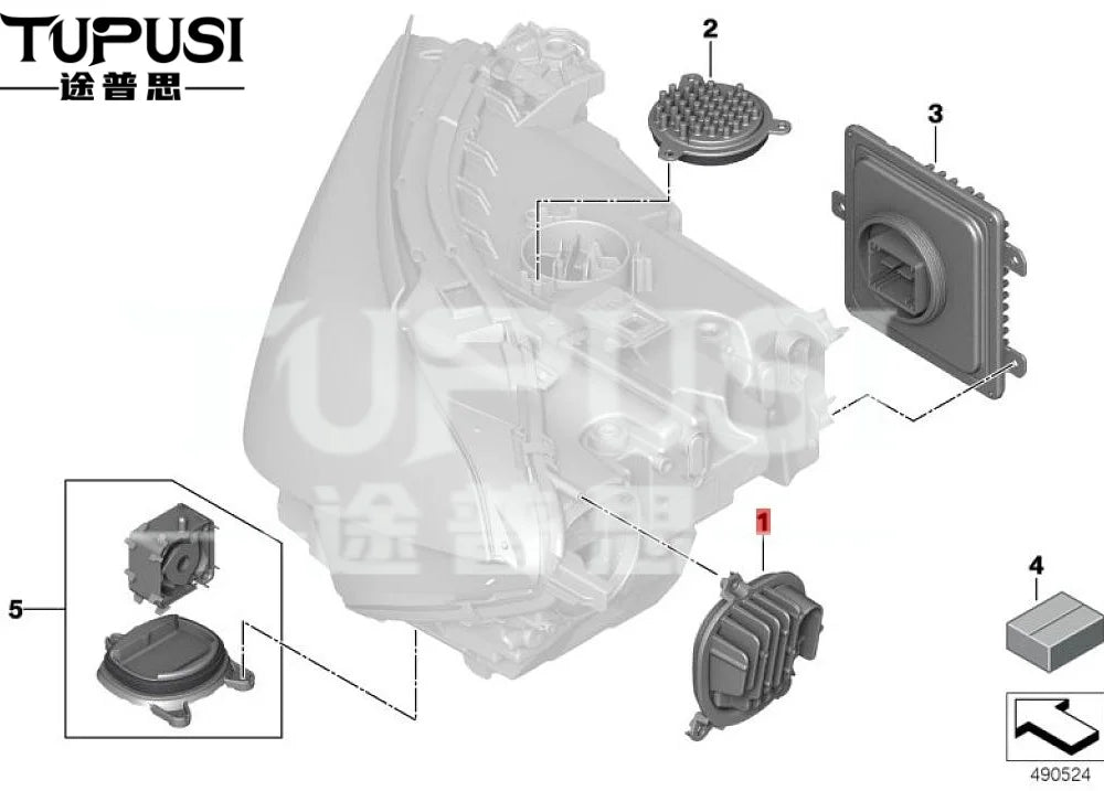 Angel Eye DRL LED Boards For BMW 8 series F91 F92 F93 M8 G14 G15 G16 Daytime Running Lights 63119498647 for