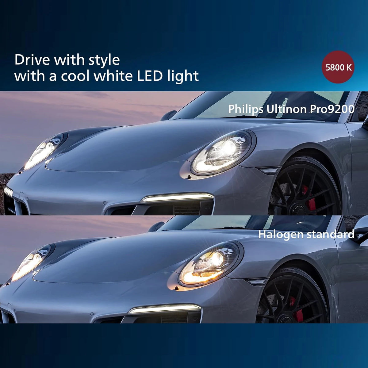 Philips Pro9200 LED H4 H7 H9 H11 HB3 HB4 HIR2 Car Head Light