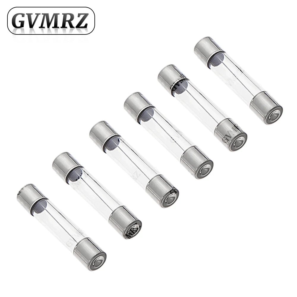 150PCS 15Values 6 30 Glass Tube Fuses Car Glass Tube Fuses A