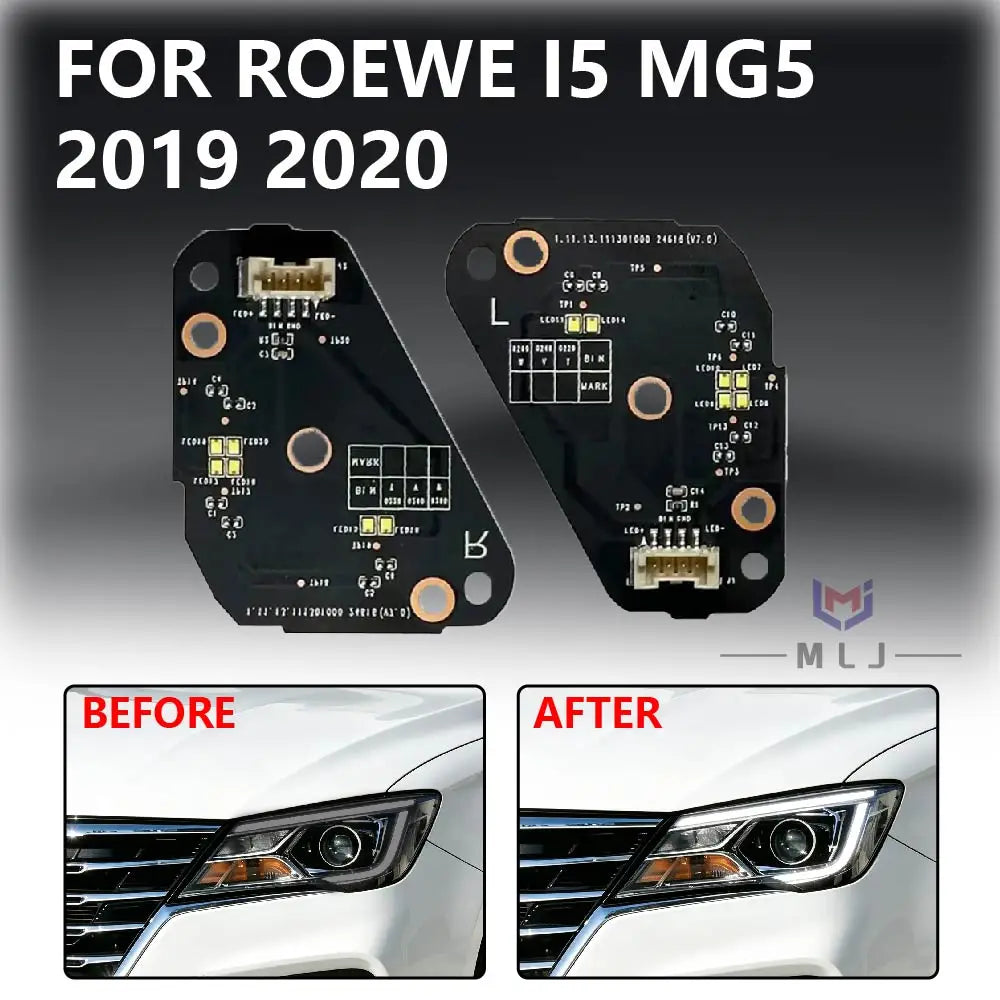 Headlight LED Module DRL Board Angel Eye Chip Car Accessories for ROEWE MG5 I5