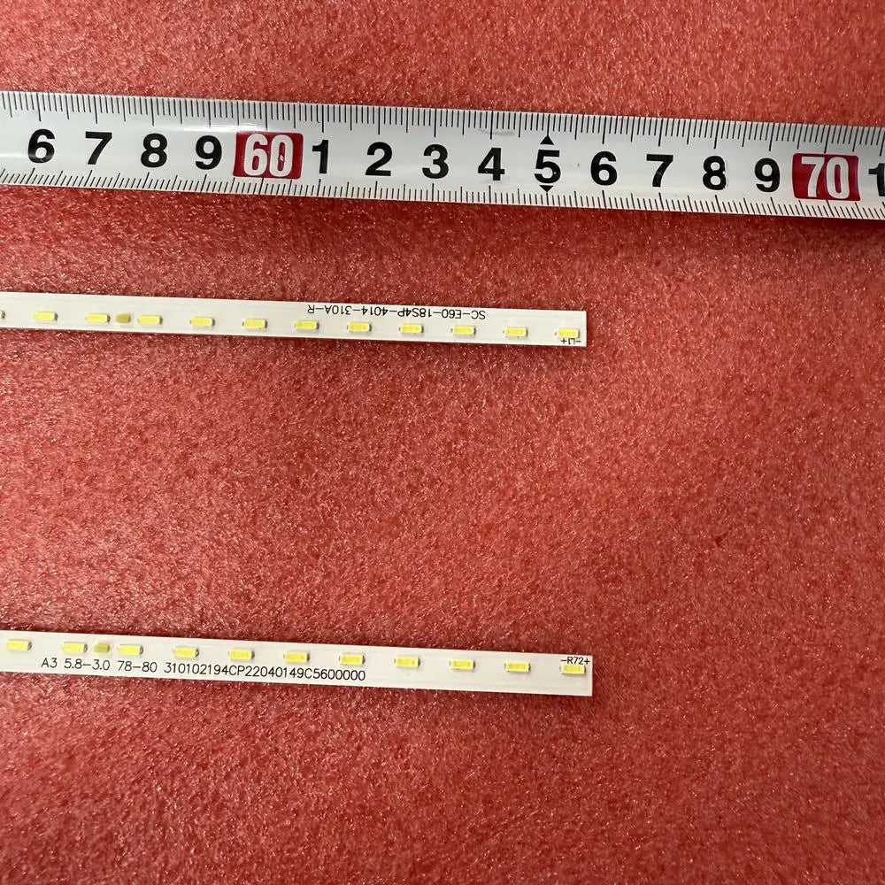 LED Backlight Strip for Sharp 4T-C60AJZA 4T-C60AL1X 4T-C60AH1X CRH-BV604014EMC1804841-L R - Replacement TV