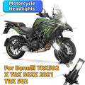 2PCS Motorcycle Lamps 6000k White H7 LED Headlight Moto Fron