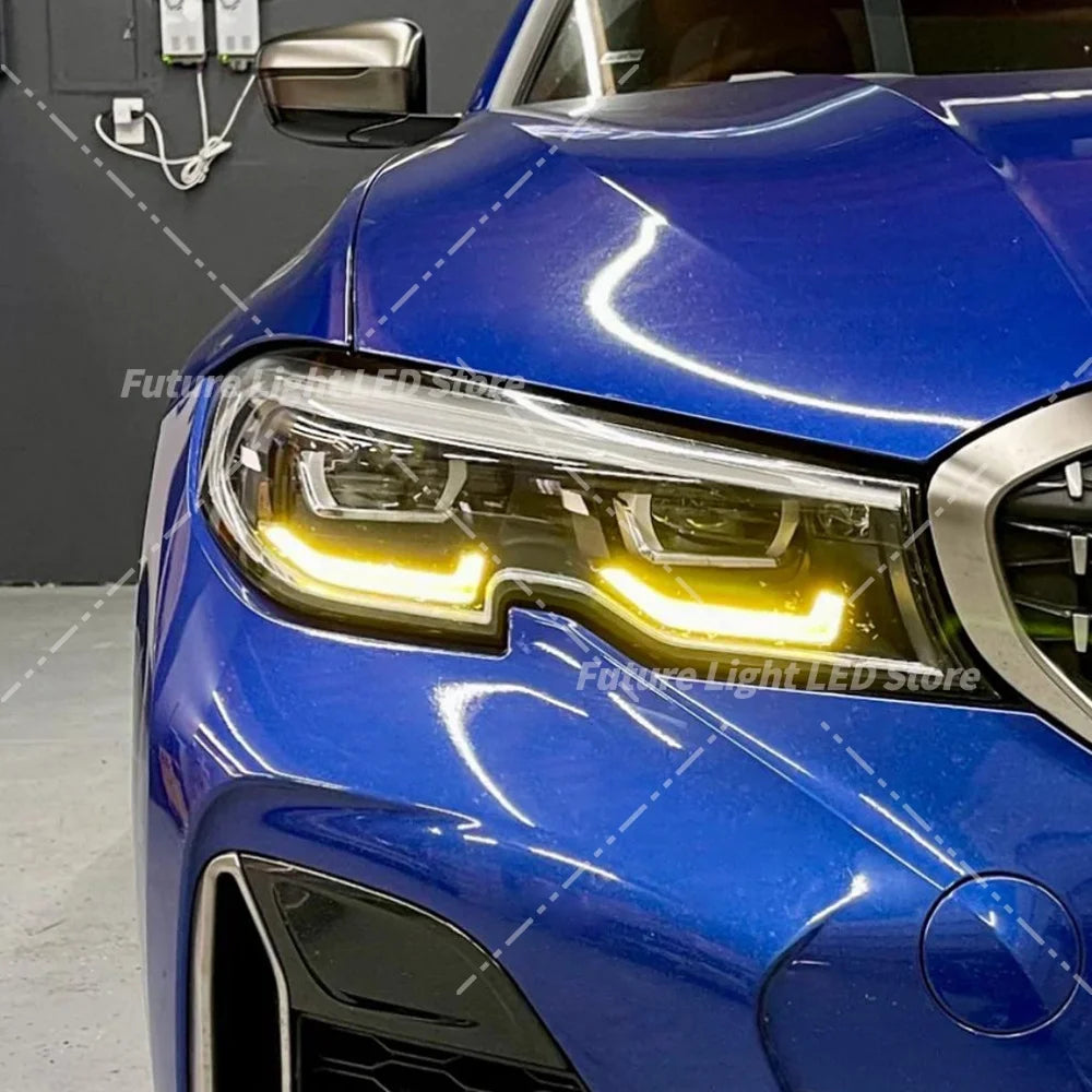 DRL Boards Angel Eyes Yellow Blue Red For 2019-2022 BMW 3 Series G20 G21 LED Headlight Daytime Running Light