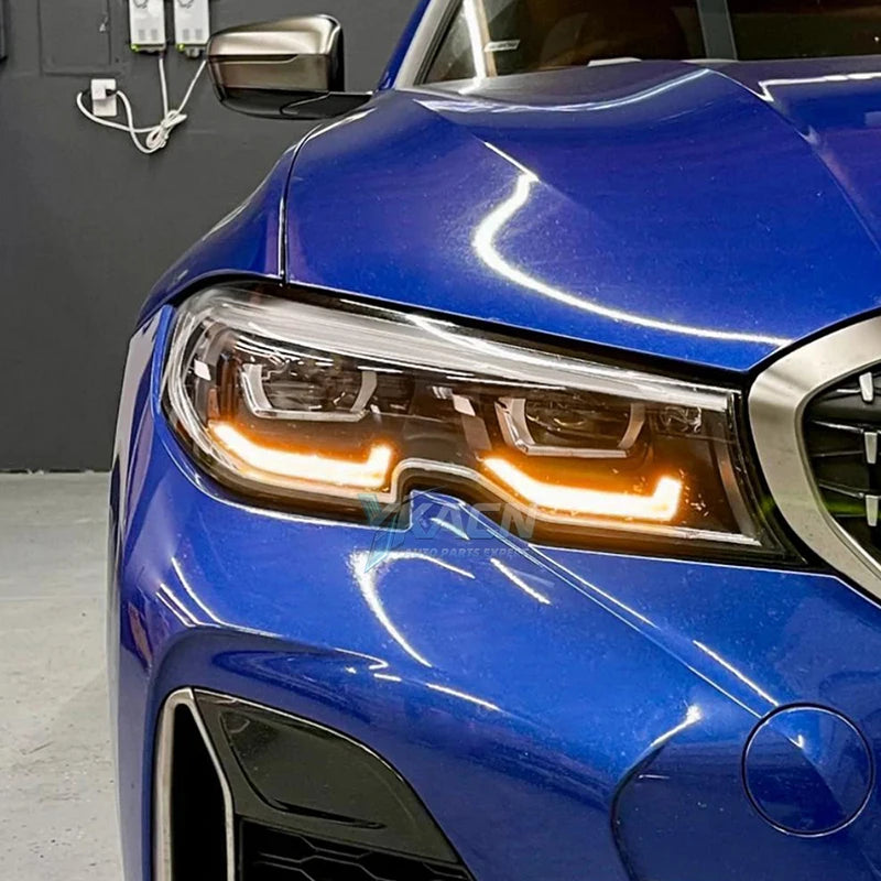 LED Headlight Daytime Running Light Module For 19-22 BMW 3 Series G20 G21 G28 Blue Red Angel Eye DRL Boards
