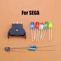 For SEGA Dreamcast DC Controller Ports PCB Power LED Kit Fus