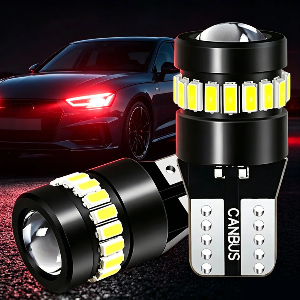 2x W5W T10 3014 18SMD Led Bulbs Canbus Car Interior Light Bulbs Parking Position Lamp Map Dome Reading Lights