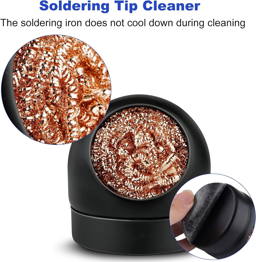 Welding Soldering Iron Tip Cleaner Solder Tip with Cleaning 