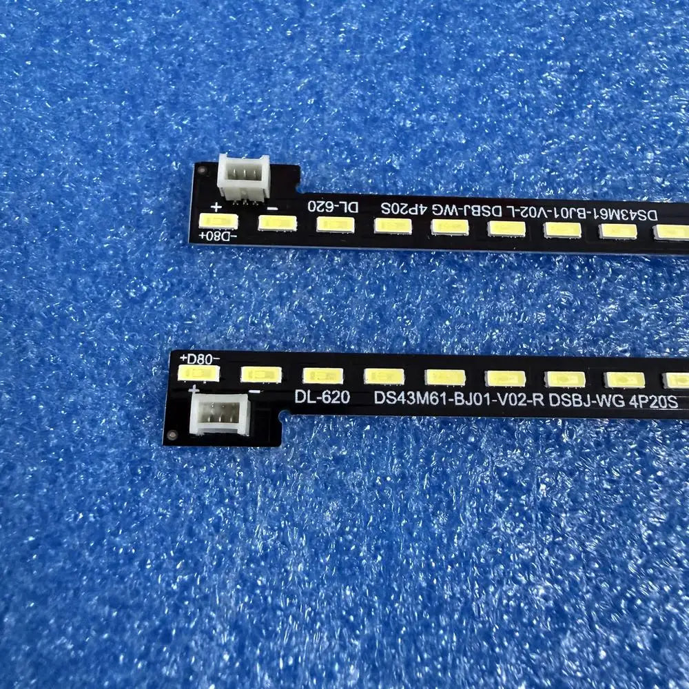 LED Backlight Strip for(2) for VA43L11 L430LCS DU430FHM-NNO DS43M61BJ01V01-L DS43M61-BJ01-V01-R