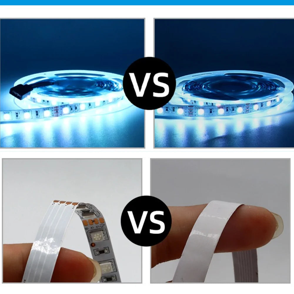 LED Strip 5050 DC 12V RGB Waterproof Flexible Neon Light Str
