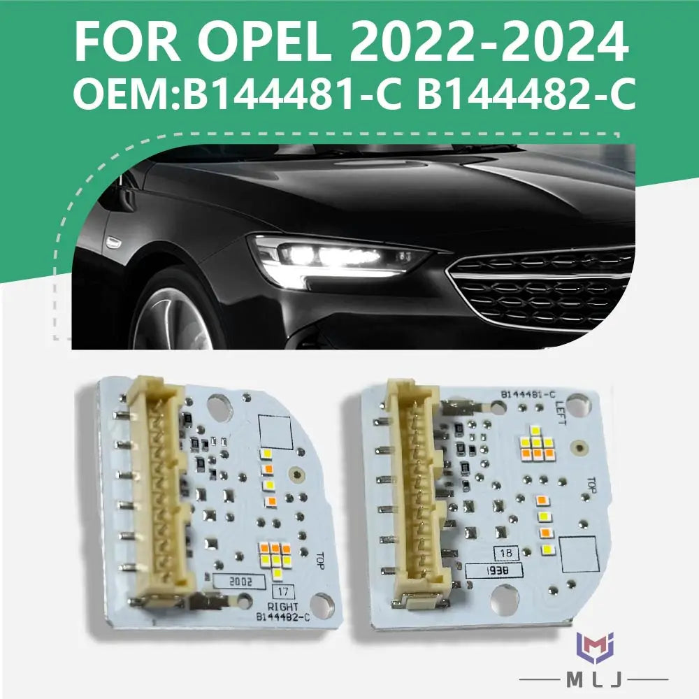 Angel Eye LED Source Board DRL Daytime Running Light Turn Signal Chips For Opel Corsa F 2022-2024 Spare Part
