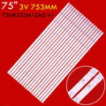 LED Backlight Strip for HD-I7590E 750D18 10*18 75HR332M10A0 V1 - Replacement TV Backlight Strip