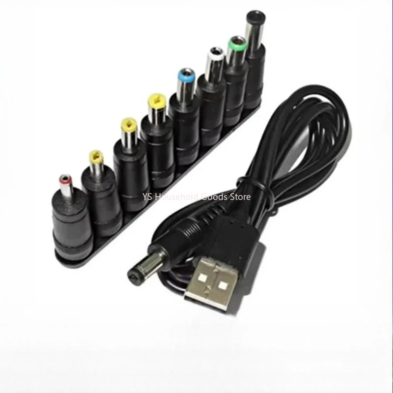 Universal Power Cable USB to DC 5.5 2.1mm Jack 5V Charging C