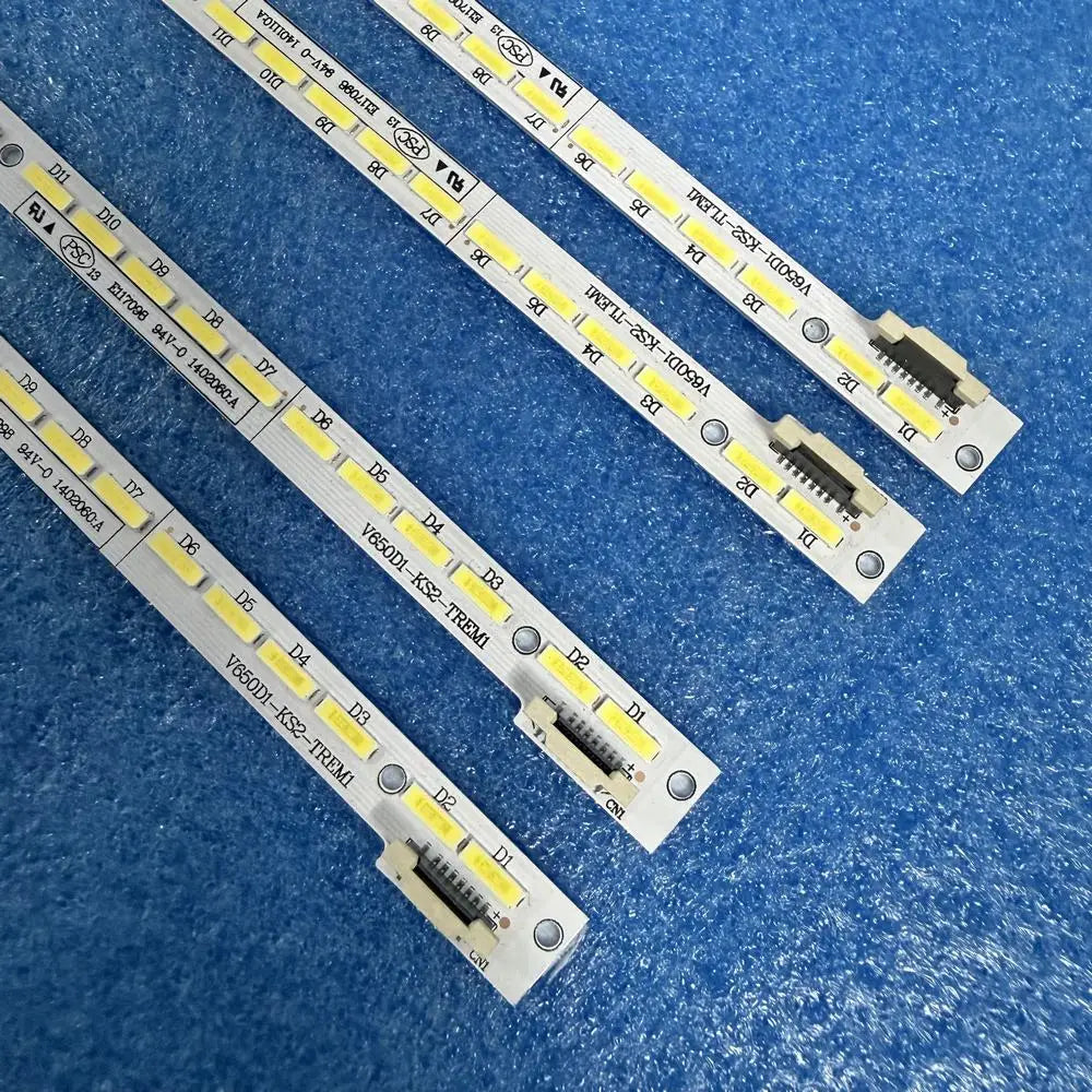 LED Backlight Strip for Hisense 65K680UAD 65LB5200-UA Rulers M0004H0N31 A54J0F V650D1-KS1-TLEM1