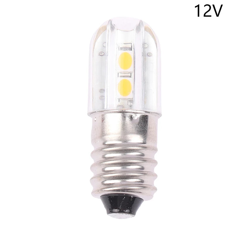 E10 Led Bulb 6V 12V 24V Upgrade Bulbs 4LED Lamp Replacement For Torch Indicator Bulb Headlight Motor Bicycle LED Bulbs