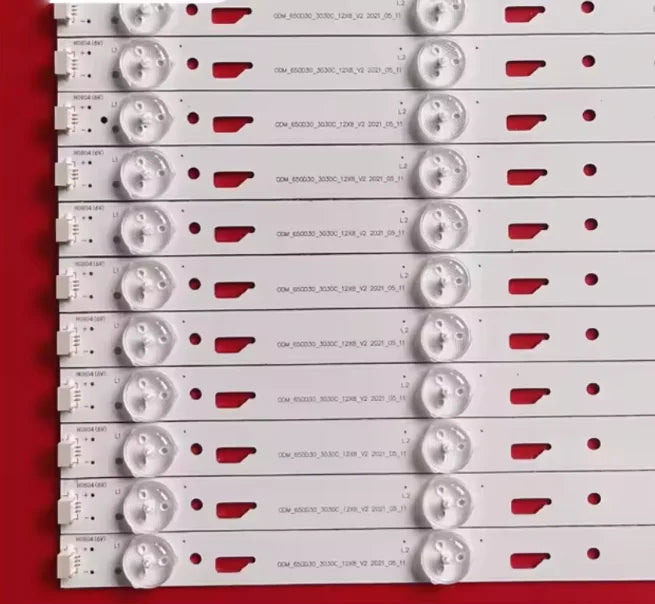 LED Backlight Strip for Thon 65us6006 65UB6406 65U3650C L65E5800A-UD ODM_650d30_3030C_12X8_V4 V2
