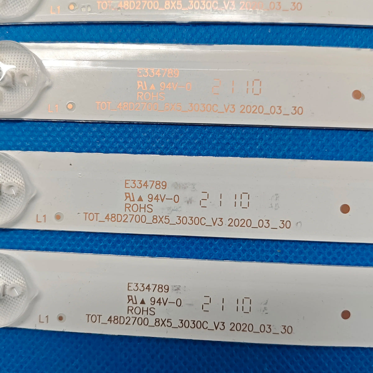 LED Backlight Strip for RECCO RLED-48D2700SMT 48sm2730 le48m4s9 48FS3750 Thomson 48FA5423 48FA3203 48FS3003