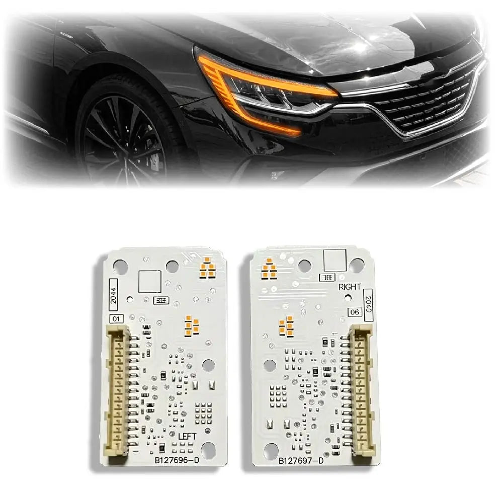 Angel Eye LED DRL Chips Boards B127696-D B127697-D Headlight Daytime Running Light For Renault Megane 2021