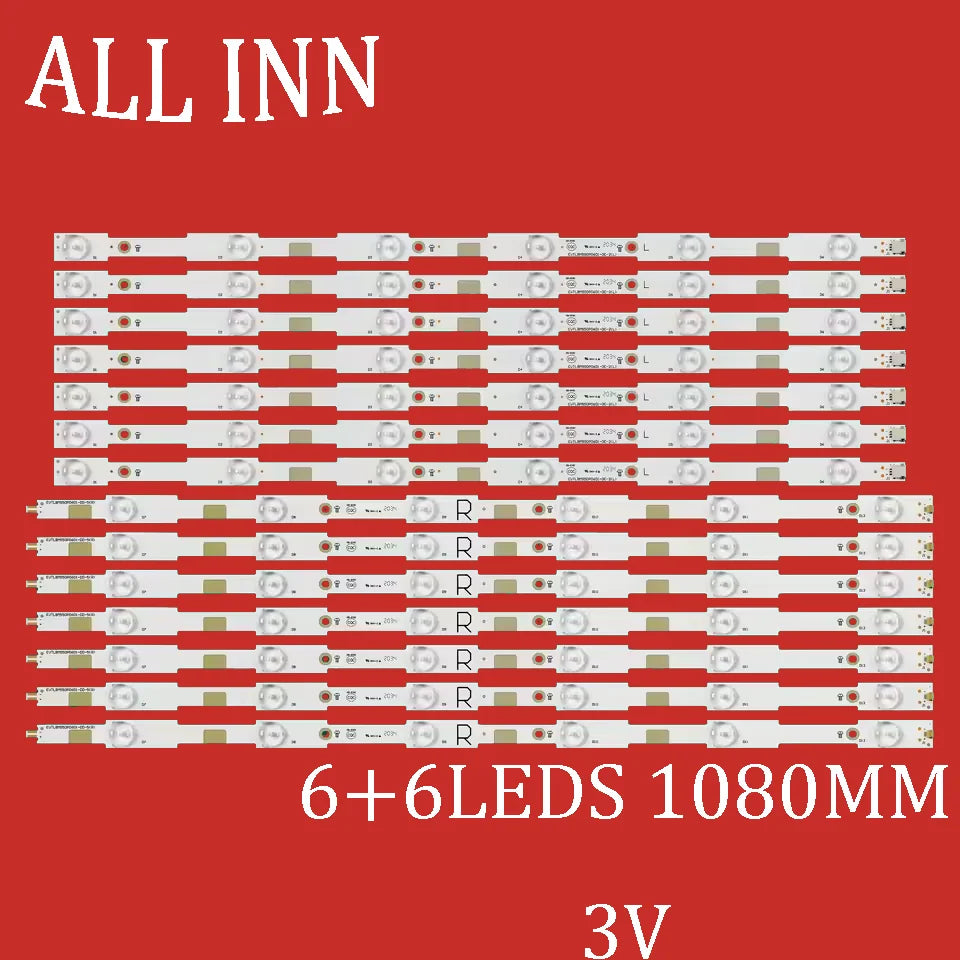 LED strip 12 lamp For Phi 55" TV 55PUH6400/88 55PUK6400/12 55PFF6650/T3 TPT550J1-QVN03.U E556 LB55052 V0_00