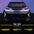 12V Car Daytime Running Light DRL With Turn Signal Lamp New 