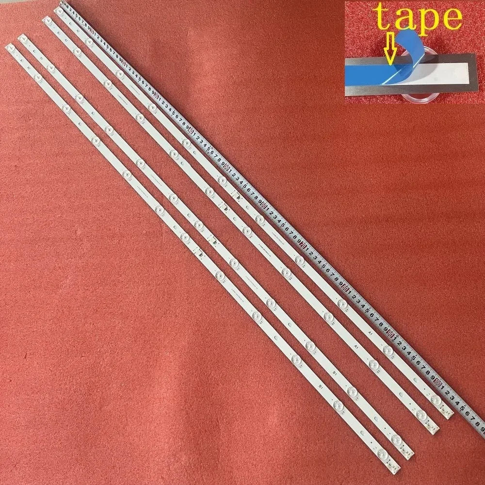 LED Strip for Toshiba 55U2963DBT 55U2963DB 55U5766DB JVC LT-55CF890 WD155UHD2 Hitachi 55HK6100U 55HT4060UD