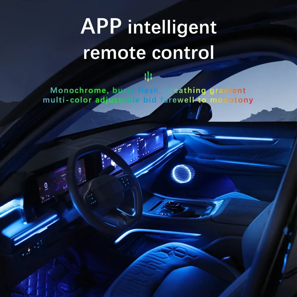 Universal Symphony Car Ambient Light 128 Color LED Strip Acr