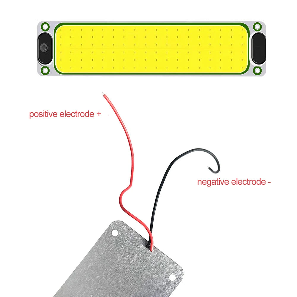 1/2PCS LED Car Interior Light 12V 24V Highlight COB Cabin Ca