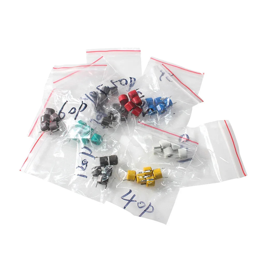 45PCS JML06 Trimmer Capacitor Assorted Kit 5PF 120PF Variabl