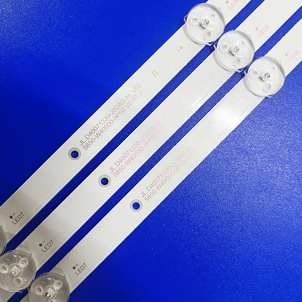 LED Backlight Strip for7 lamp For Skywo rth 40"TV 40E2AS 40X6 40E2A APT-LB17086-40-1.3 RDL400FY(QD0-800)
