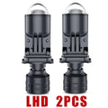 H4 Lens Headlights 160W 90000LM Auto Lamp Mini Lens LED 9003 HIB2 Bulbs Car Motorcycle Dual Projector Len LED Automotive 12V 24V