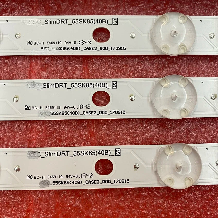 LED Strip for 55SM9010PLA 55SM9010 55SK8500PSA 55SK8500 SSC_SlimDRT_55SK85(40B)_CASE2 55SK85-8LED 55SK8500PLA