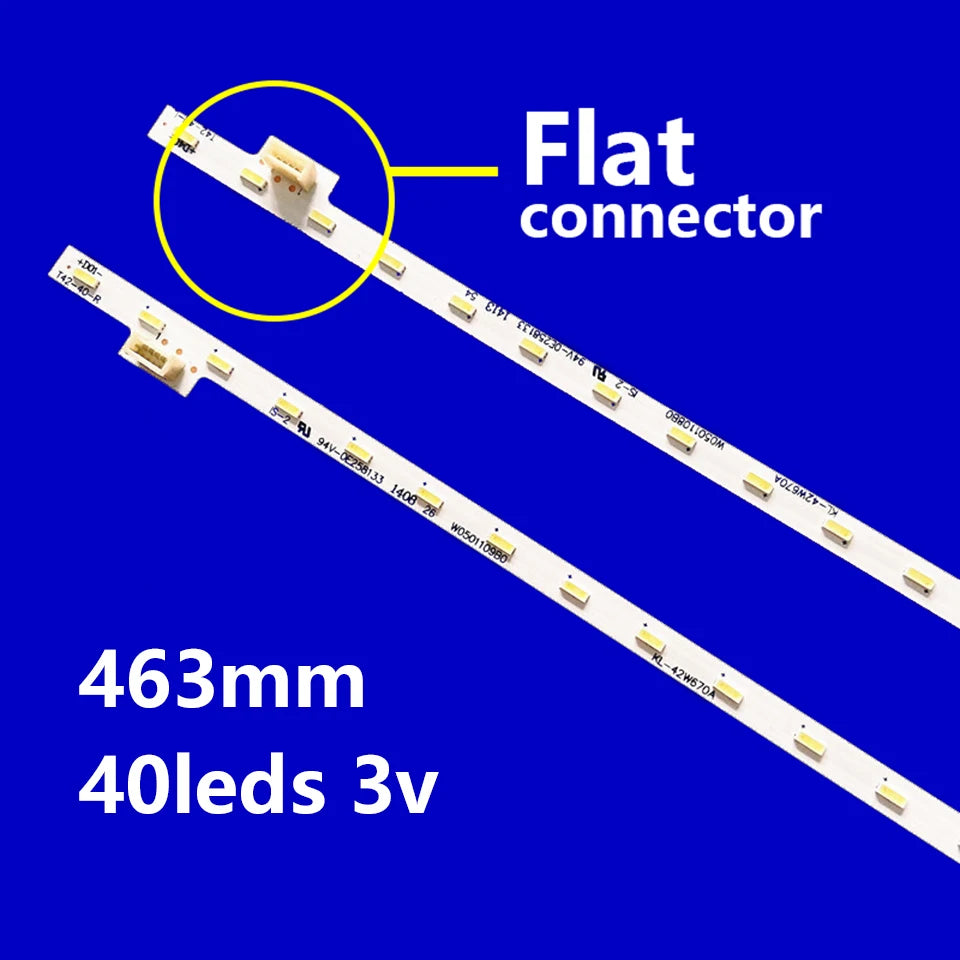 LED Backlight Strip for 2pcs LED KDL-42W650A KDL-42W653A KDL-42W654A KDL-42W829B KDL-42W829 KDL-42W706B