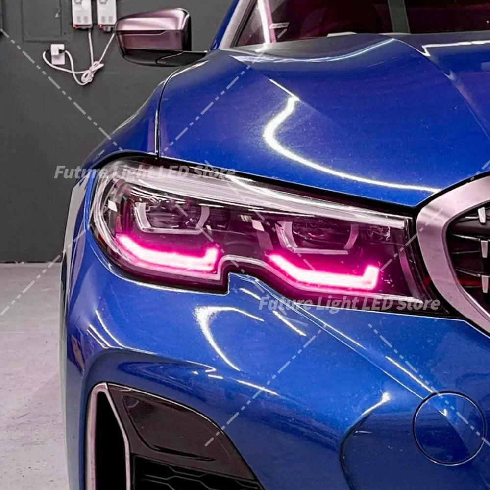 DRL Boards Angel Eyes Yellow Blue Red For 2019-2022 BMW 3 Series G20 G21 LED Headlight Daytime Running Light