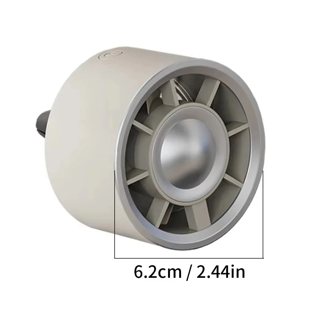 Car Air Vent Fan Portable Mini Cooling Fan Adjustable Wind S