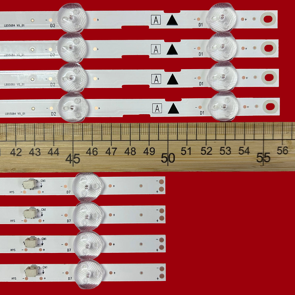 LED Backlight Strip for 8 PCS/set LED backlight strip for 55PFL5601 55W5S1P 55W6S1P LB55084 UDULEDLXT006