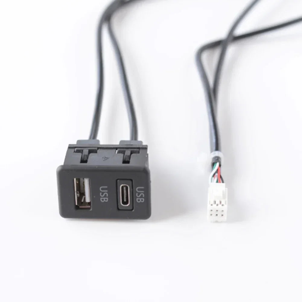 145cm Car Navigation Machine 6 Pin To U SB With TYPE-C Audio