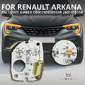 Angel Eyes LED DRL Replacement Light Source Board For Renault Arkana 2021-2025 Headlamp for Renault