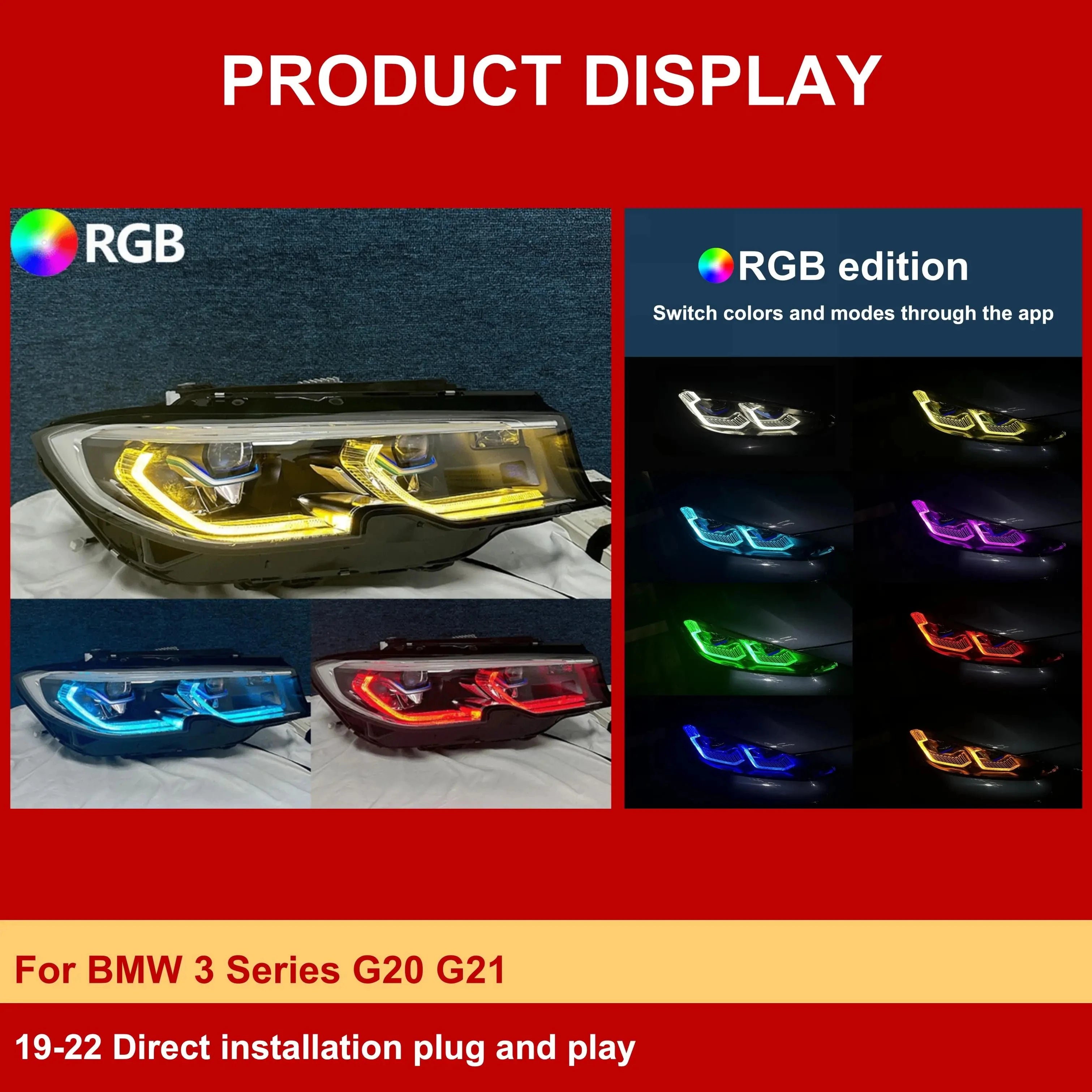 DRL RGB Multicolor LED Board CSL Style Daytime Running Lights Lemon RGB DRL for BMW G28 G21 G20