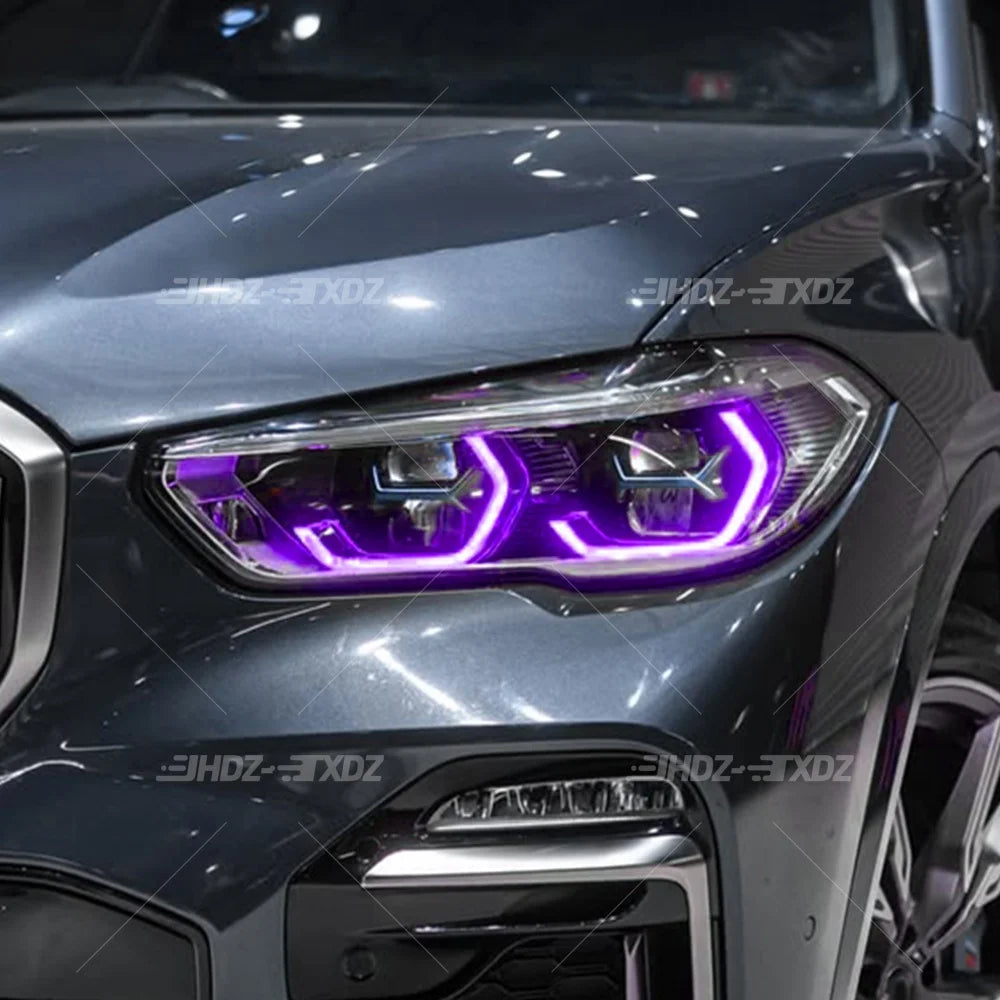 Angel Eye DRL LED Chips Lightsource For BMW G05 G06 X5 X6 F95 F96 2019-2022 Non-RGB Laser Headlight Daytime