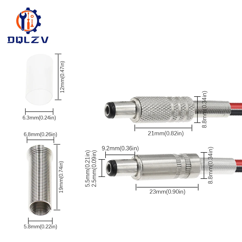1PCS Waterproof DC-099 5.5 2.5mm 5521 5525 DC Power Jack Soc