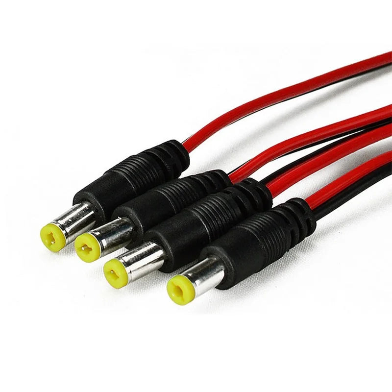 12V DC Connector 5.5x2.1mm Male Female Plug 12V DC Power Pig