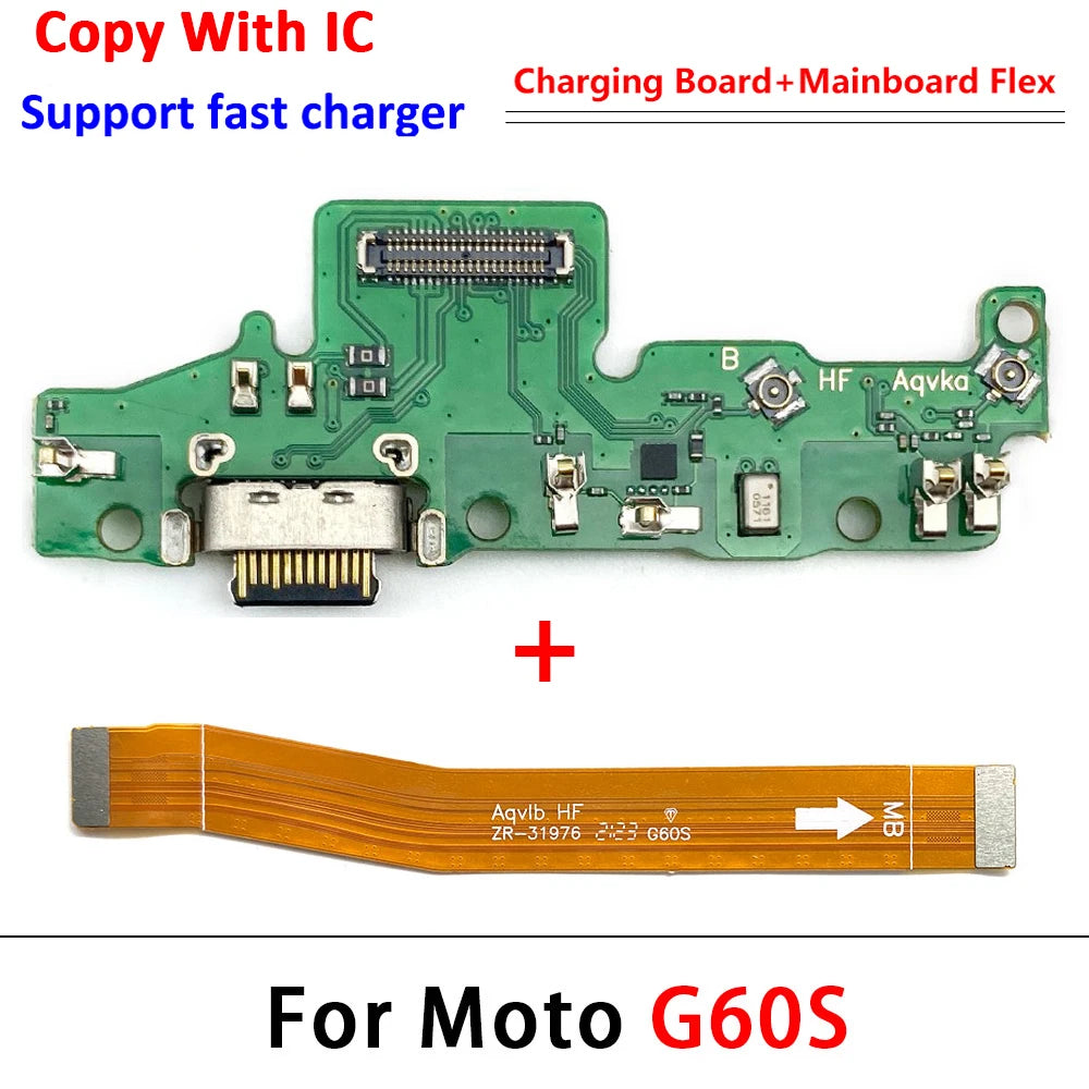 NEW USB Charging Port Board Main Board Motherboard Connector Flex Cable For Moto G31 G41 G42 G50 G51 G62 5G G60 G71 G100 G 5G