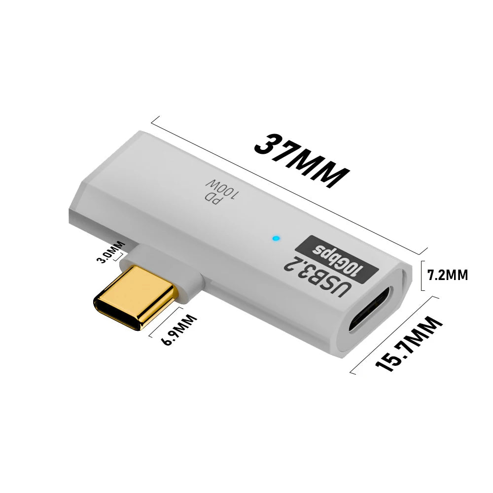 Type-C 10Gbps/Headphone Adapter with PD 100W Charging Port 2