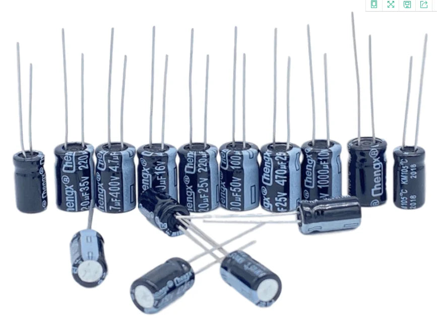 Aluminum Electrolytic Capacitor 1UF 2.2UF 4.7UF 10UF 1000UF 