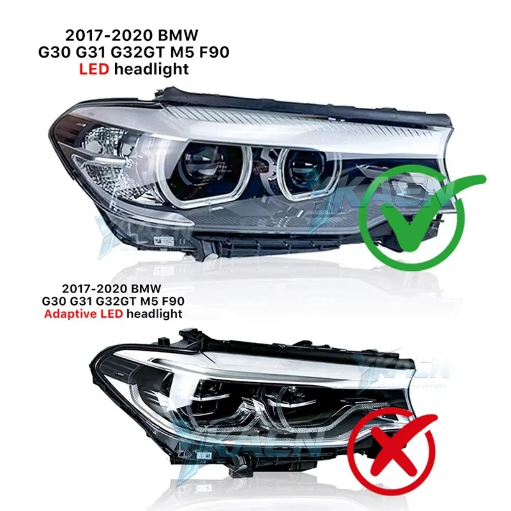 Angel Eyes DRL Boards For BMW 5 Series M5 F90 G30 G31 G38 G32 17-20 LED Headlight Daytime Running Light White