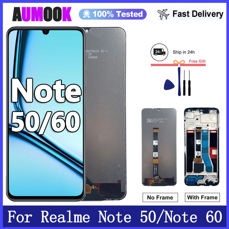 New Display For Realme Note 50 RMX3834 LCD Display Touch Scr